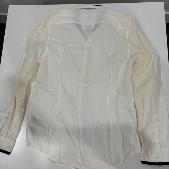 Guess Men's Black and White Dress Shirt | Size Medium - Picture 2 of 2